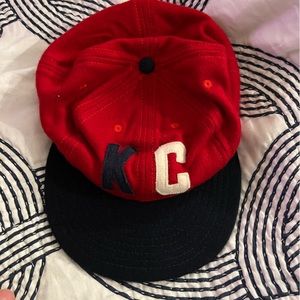 Ebbets Field Flannels Vintage Ballcap - Kansas City Monarchs - Size 8